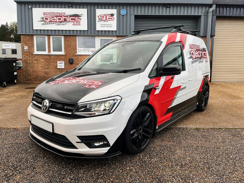 Wrapped service van